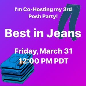 Co-Hosting Best in Jeans Party on March 31st!